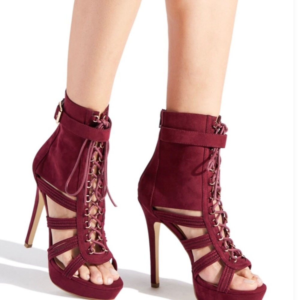 Beautiful wine colored stilettos
